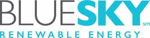 Blue Sky renewable energy logo